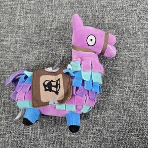 Fortnite Llama Plush Toy Purple Blue Stuffed Animal Game Collectible